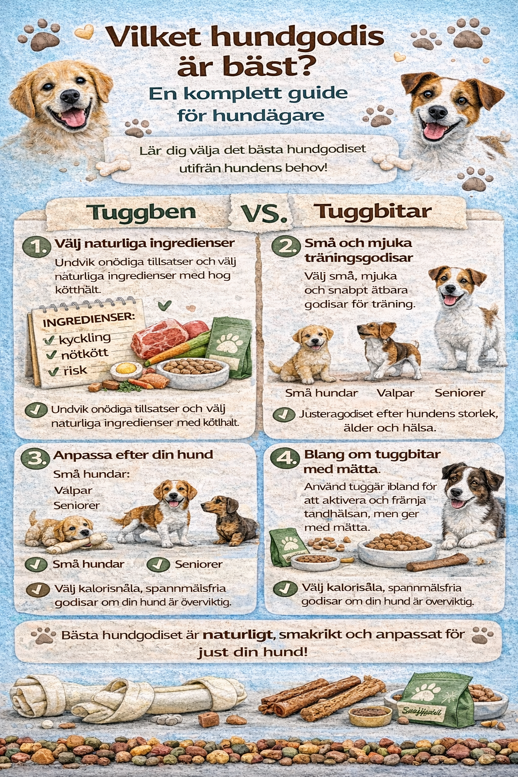 Vilket hundgodis är bäst? En komplett guide för hundägare
