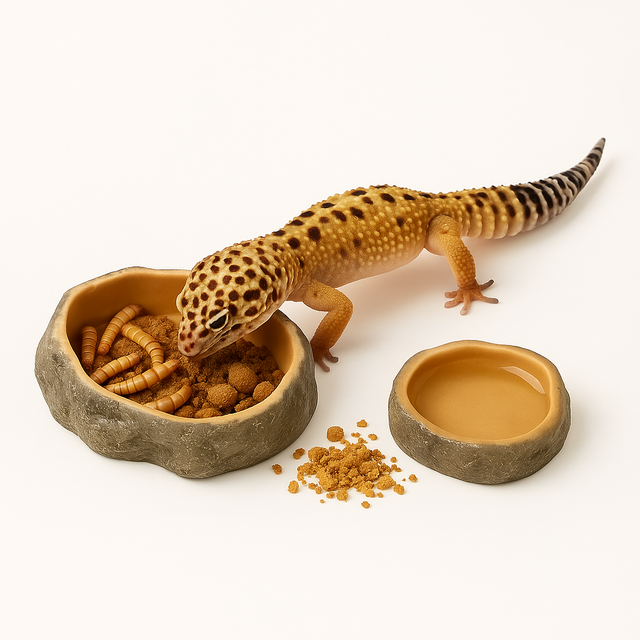 Reptilmat & Vattenskålar