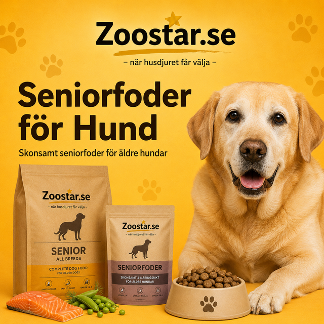 Seniorfoder för Hund – foder för äldre hundars behov