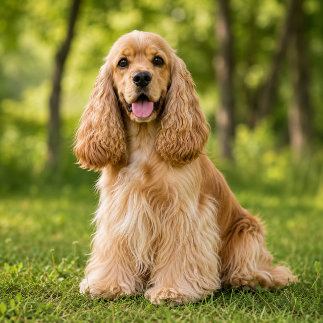 Amerikansk cocker spaniel – glad, mjuk och aktiv hundras med vacker päls
