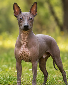 American hairless terrier – alert, energisk och hårlös terrier med mjuk hud