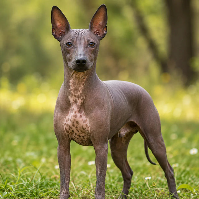 American hairless terrier – alert, energisk och hårlös terrier med mjuk hud