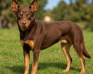 Australian kelpie – intelligent, energisk och arbetsvillig vallhund med stark drivkraft