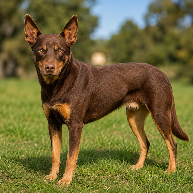 Australian kelpie – intelligent, energisk och arbetsvillig vallhund med stark drivkraft