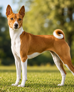 Basenji – självständig, alert och renlig hundras med kort päls
