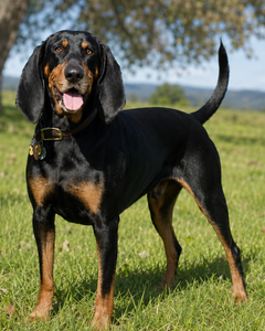 Black and tan coonhound – rasguide och rasanpassat hundfoder hos Zoostar