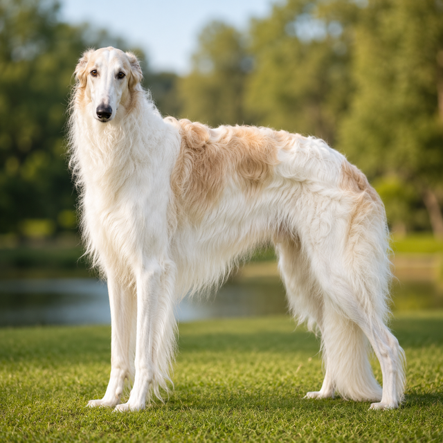Borzoi – elegant, snabb och självständig vinthund