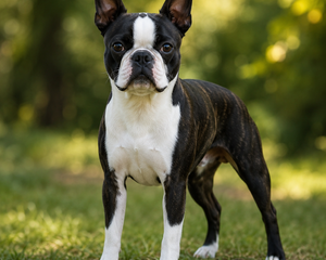 Bostonterrier – liten och livlig sällskapshund med kort päls och piggt uttryck