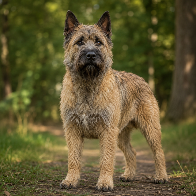 Bouvier des ardennes – robust belgisk vall- och boskapshund med sträv päls
