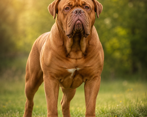 Dogue de bordeaux – stor och kraftfull hundras med tryggt uttryck