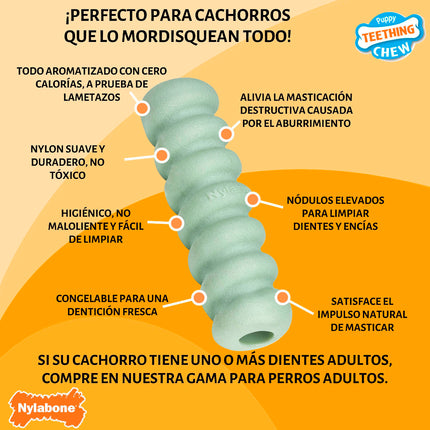 Nylabone Tuggleksak För Hundar Nylabone Sensory Tactile Stick Grön Jordnötssmör Bacon S