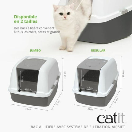 Catit Kattlåda Catit Grå Avtagbart Lock