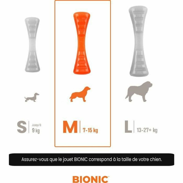 Bionic Hundleksak Bionic Urban Stick Orange 23 Cm M