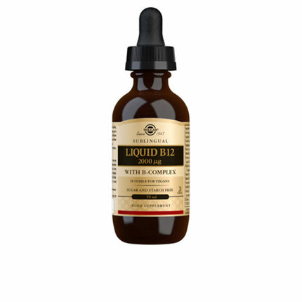 Solgar Vitamin B 12 Vätska Med B-Komplex Solgar B12 Liquido 2000 G Con B-Complex 59 Ml