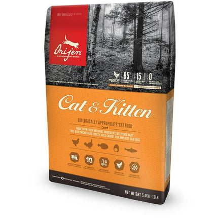 Orijen Kattmat Orijen Cat & Kitten Kyckling Kalkon 5,4 Kg