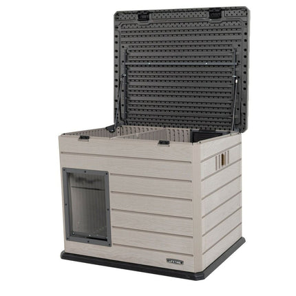 Lifetime Hydda Lifetime 60328 Grå Polyetylen 120 X 97 X 97 Cm