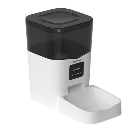 Sponge Cat Feeder Sponge Vit Svart