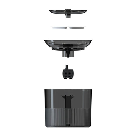 Sponge Cat Feeder Sponge Svart Plast