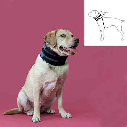 Kvp Cervikalhalsband För Hundar Kvp Svart (13-48 Cm)