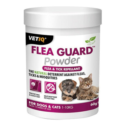 Planet Line Insektskontroll Planet Line Flea Guard Powder Katter Hund (60 G)
