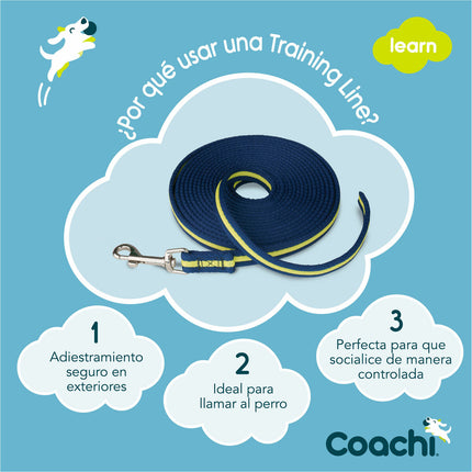 Coachi Dohundkoppel Coachi Blå Träning