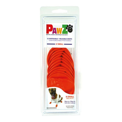 Pawz Skor Pawz Hund Orange Xs