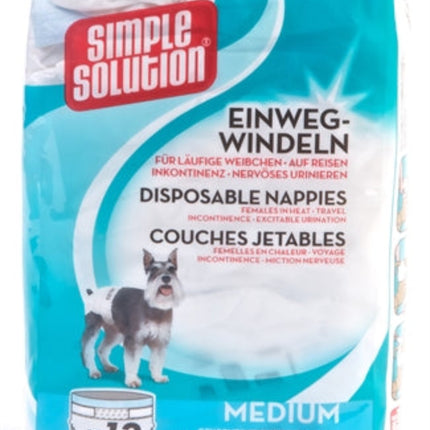 Simple Solution Einfache Lösung Einweg-Hundewindel