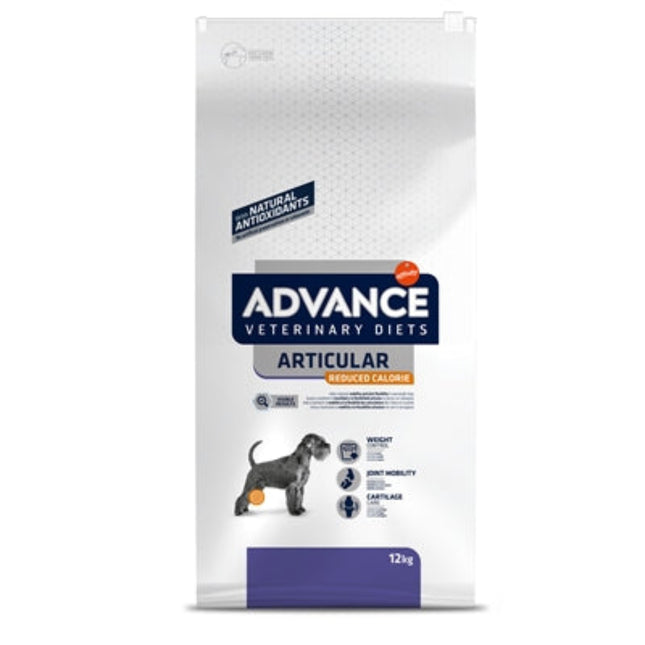 Advance Veterinary Diet Dog Articular Gewrichten Minder Calorieën 3 kg en 12 kg droogvoer voor honden met gewrichtsproblemen en overgewicht