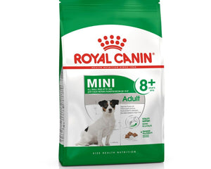 Royal Canin Foder Royal Canin Mini Adult 8+ Senior Ris Grönsak Fåglar 8 Kg