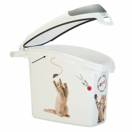 Curver Behållare För Husdjursfoder Curver Love Pets Vit 15 L 6 Kg