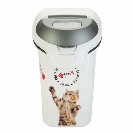 Curver Behållare För Husdjursfoder Curver Love Pets Vit 15 L 6 Kg