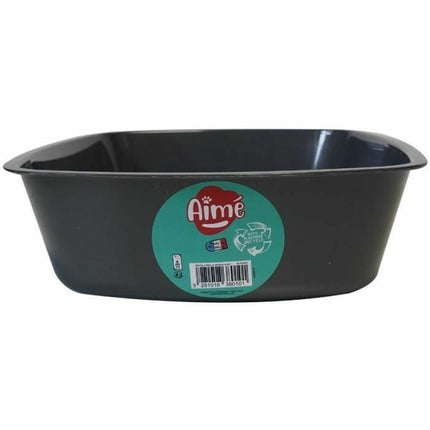 Aimé Kattlåda Aimé Svart 43 X 31 X 10 Cm Plast