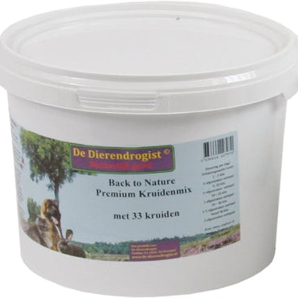Dierendrogist Tierchemiker Back To Nature Premium-Kräutermischung Mit 33 Kräutern
