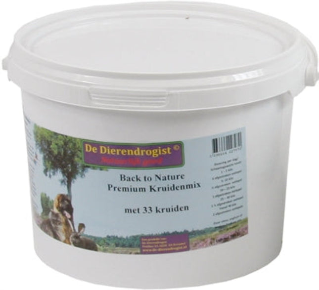 Dierendrogist Tierchemiker Back To Nature Premium-Kräutermischung Mit 33 Kräutern