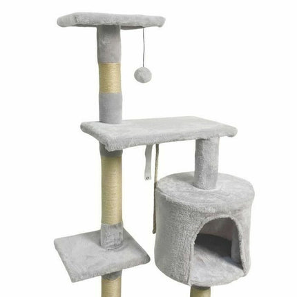 Paloma Klösbräda För Katter Paloma Tree Grå Plysch Trä Sisal (1 Antal)