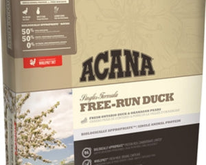 Acana Singles Free-Run Duck – 2 kg och 11,4 kg spannmålsfritt hundfoder
