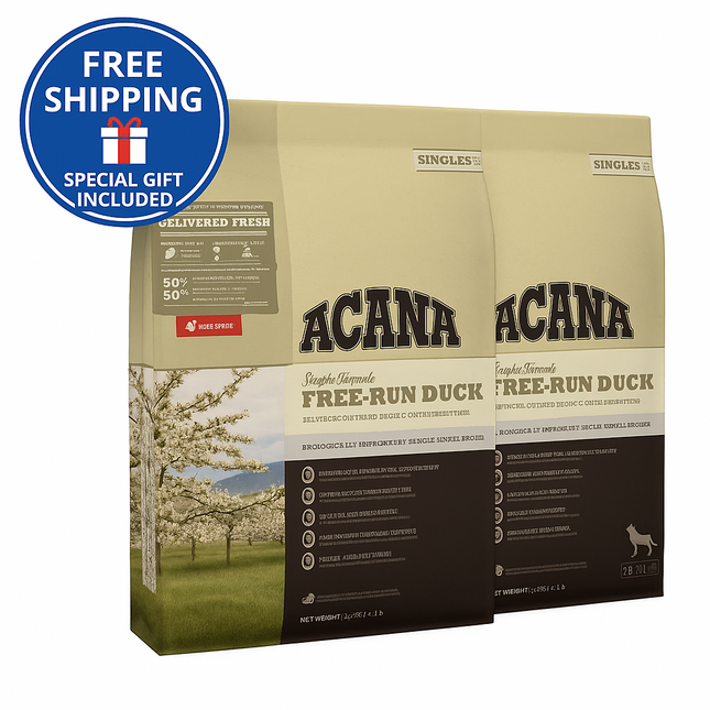 ACANA Free-Run Duck – Monoprotein Hundefutter mit Ente 11,4 kg