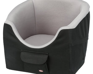Trixie Hundekorb Autositz Schwarz/Grau