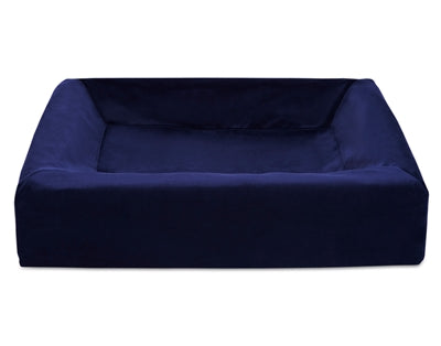Bia Bed Royal Sammetsöverdrag Hundbädd Navy Bia-3 70X60X15 Cm