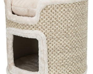 Trixie Kratztonne Ria Kratzbaum Hellgrau / Natur