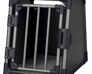 Trixie-Transportkiste Aluminium-Graphit