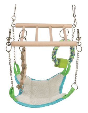 Trixie Hängebrücke Mit Hängematte 17X15X22 Cm 3 Stück
