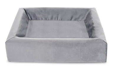 Bia Bed Royal Sammetsskydd För Hundbädd Grå Bia-50 60X50X12 Cm