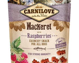 Carnilove Knusprige Snack-Makrele / Himbeere