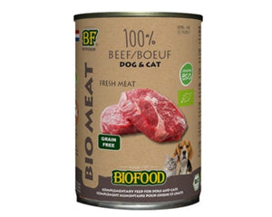 BF Petfood Organic Rund Menu Blik 12 x 400 gr biologisch natvoer hond