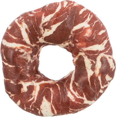Trixie Denta Fun Marmorierter Rindfleisch Kau-Ring 10 Cm 50 St