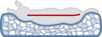 Trixie Hundekorb Haus Noah Vital Schaumstoff Hellgrau