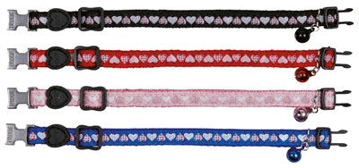 Trixie Halsband Katze Druck Herz Sortiert 4 St