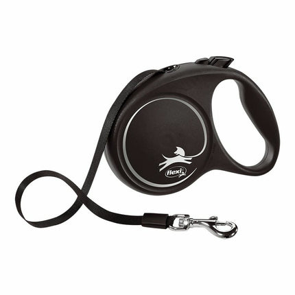 Flexi Dohundkoppel Flexi Black Design M Svart M