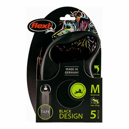 Flexi Dohundkoppel Flexi Black Design M Svart M